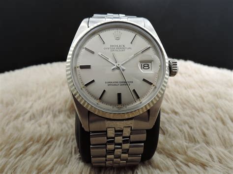 men's rolex datejust stainless steel watch 1601 year